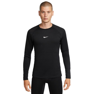 Bluzë trajnimi Nike Pro Warm M FB7982 010, me mëngë t’ gjata, Dri FIT, e zezë