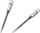 Kabllo USB Rebel RB-6012-100-B, USB-C në USB-C, 1 m, 65W, zi argjendtë