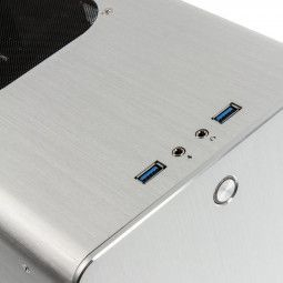 Kasë Raijintek Metis Plus, e argjendtë, Micro Tower
