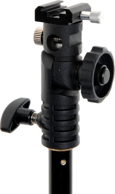 Mbajtëse blici Manfrotto Tilthead Shoe Lock, me rregullim këndi, mekanizëm sigurie, ngjyrë e zezë