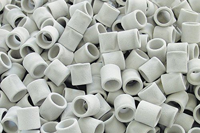 Material filtrimi biologjik për akuarium Sera Siporax, 200L, 290g, i bardhë