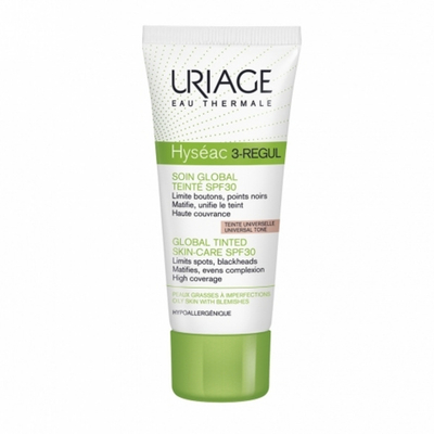 Uriage Hyséac 3-Regul крем за корекција на кожа SPF 30, 40 мл