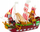 Lodër anije romake Roman Ship, drita dhe zë, me katapultë dhe palma, shumëngjyrëshe
