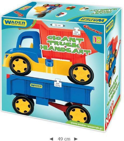 Kamion lodër Wader Gigant Truck 65100 me rimorkio, shumëngjyrësh