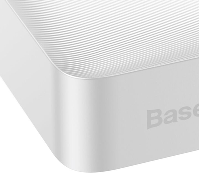Powerbank me ekran dixhital Baseus Bipow, 20000mAh, 20W, i bardhë