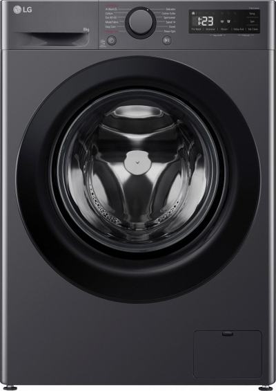 Lavatriçe LG F2WR508SBM, 8 kg, 1200 xhiro, e bardhë