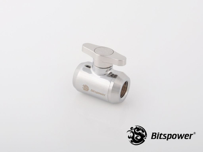 Valvulë BitsPower 1/4", e argjendë