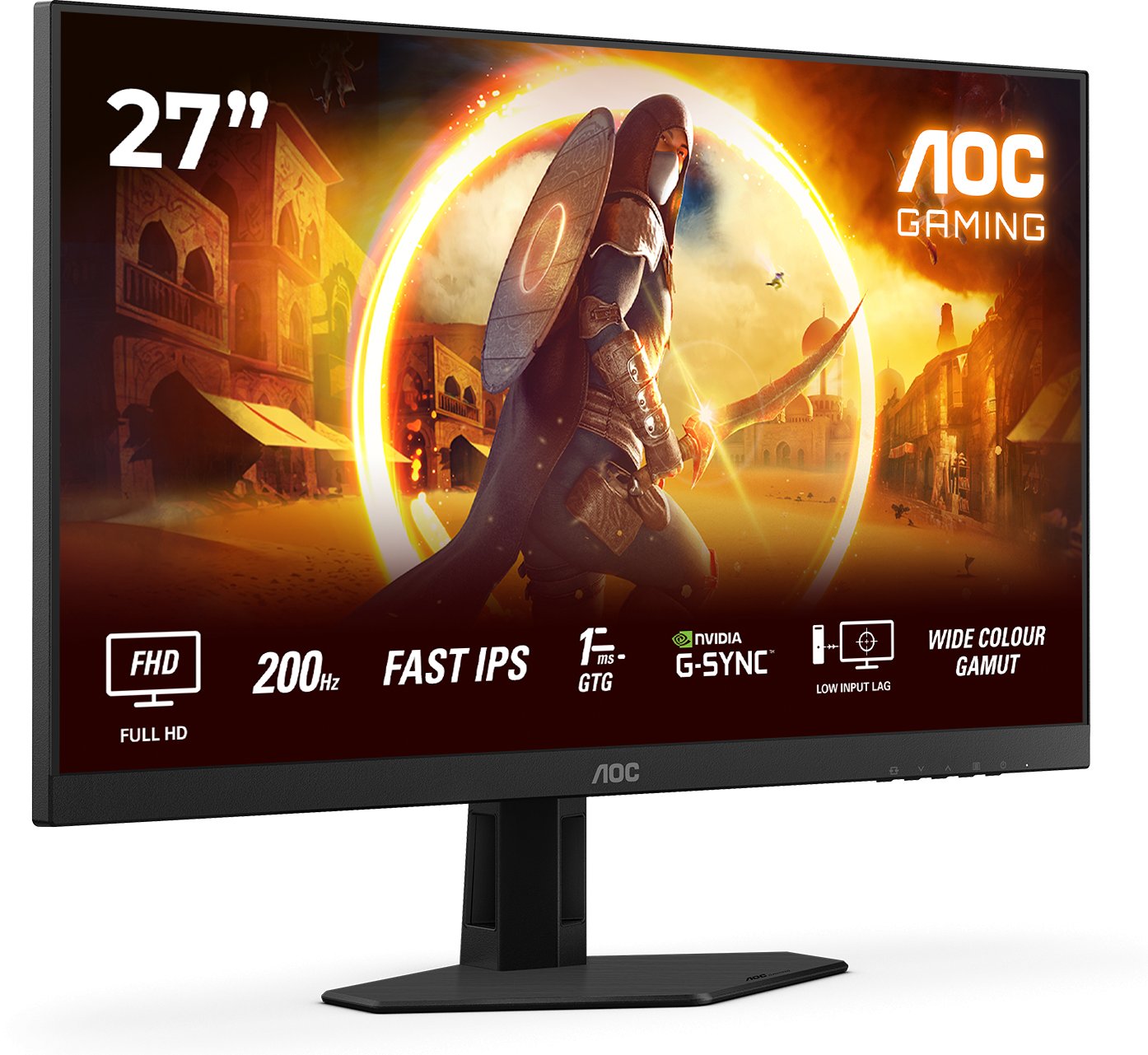 Monitor gaming AOC 27G4HRE, 27", Full HD, IPS, i zi 3