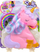 Set lodrash Polly Pocket Rainbow Unicorn Compact, 2 në 1, 2 kukulla, shumëngjyrësh