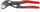 Kliça për pompë uji Knipex Cobra 87 01 250, 250mm, kapje 46mm, doreza të kuqe