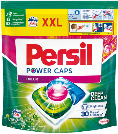 Kapsula larëse PERSIL Power Caps Deep Clean Color, 44 larje, 616g