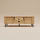 Kabinet TV Edaxo SCAVA, 140 x 40 x 46 cm, front i rifrugur, dru natyral