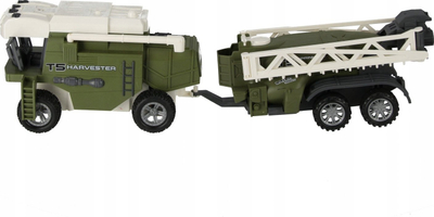 Lodër makinë korrëse Mega Creative T5 Harvester, 51x25x12cm, plastike, jeshile e bardhë