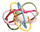 Lodër kafshimi për bebe Soft Baby Teether Ball, top i butë, fleksibël, shumëngjyrëshe
