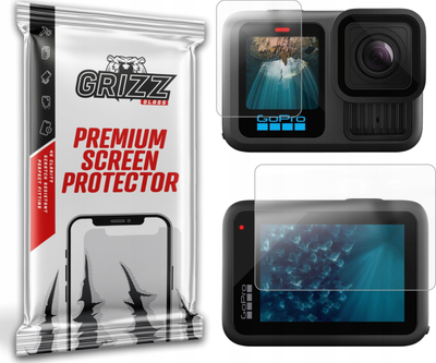 Foli mbrojtëse Grizz PaperScreen për GoPro Hero 13, kundër gërvishtjeve, kundër shenjave të gishtave, mat