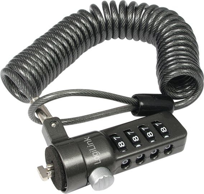 Kabllo sigurie LogiLink NBS004, 1.8m, e zezë