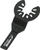 Teh multitool Dedra 08T401 HCS, për dru, fiksim universal, i zi