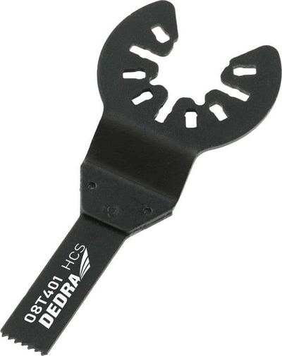 Teh multitool Dedra 08T401 HCS, për dru, fiksim universal, i zi
