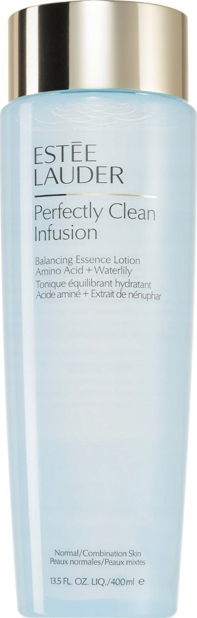 Locion esence fytyre Estee Lauder Perfectly Clean Infusion, Amino Acid + Waterlily, 400ml, transparent