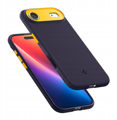 Kapak telefoni Spigen Caseology Nano Pop MagSafe për iPhone 17 Air / iPhone 17 Pro, gomine, blu navy