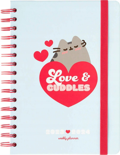 Planifikues javor shkollor Erik Pusheen Purfect Love, A5, viti 2023-2024, shumëngjyrësh