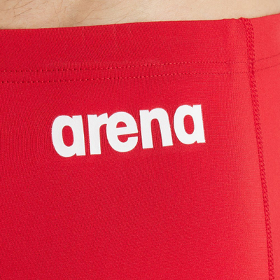 Pantallona noti për burra Arena Solid, prerje e ulët, rezistente ndaj klorit, të kuqe