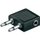 Adapter audio Goobay 61004, Y 2x jack 3.5 mm nënë 1x jack 3.5 mm, i zi