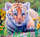 Set mozaik diamant 5D Tiger, 40x30cm, shumëngjyrësh