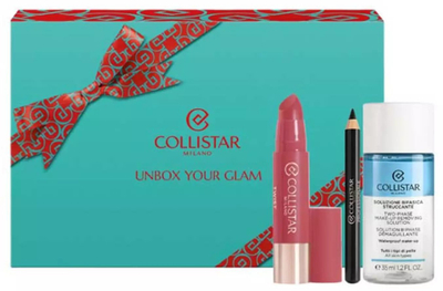 Set make up Collistar Mini Pure Lipstick 2025, ruž buzësh, laps sysh, rozë