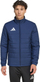 Xhaketë puffer Adidas Entrada 22, sportive, me zinxhir të plotë, blu e errët