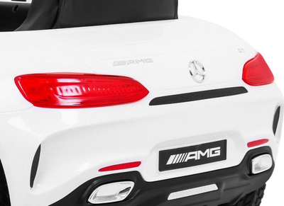 Makina elektrike për fëmijë Mercedes Benz GT, 2 motorë, deri 30 kg, e bardhë