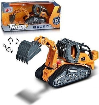 Lodër makinë ndërtimi Ciuciubabka Folding Metal 1:32, metalike, për fëmijë 3+