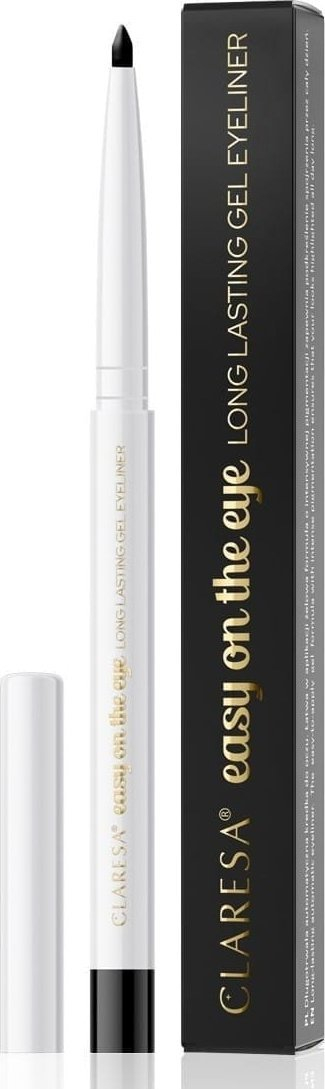 Laps eyeliner gel Claresa Easy On The Eye 01 Black Tulip, afatgjatë, i zi, 0.3g