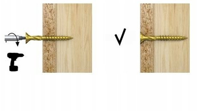 Vida strukturore për dru 6x140 mm, Torx, 50 copa