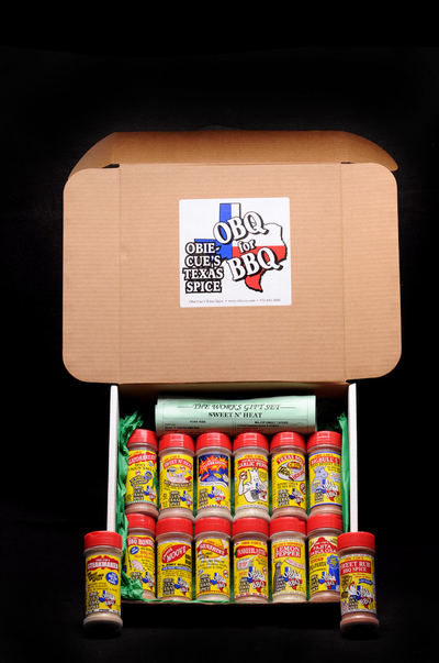 Set erëzash OBQ for BBQ Small Works, 14 kavanoza 5.5oz, për grill dhe mish të pjekur