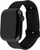 Rrip dore FIXED Silicone Strap Set për Apple Watch Ultra 2 49mm, silikon, që s’e zë uji, i zi