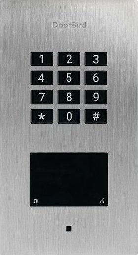 Tastierë hyrëse DoorBird 423872059, me kod dhe RFID, IP65, e integruar