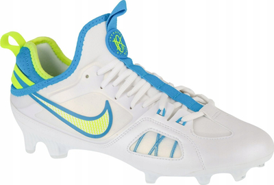 Këpucë futbolli Nike Huarache 9 Varsity Lax SE FG për burra, për fusha të forta, të bardha