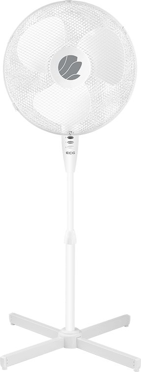 Стоечки вентилатор ECG FS 40a, 40cm, 50W, бел