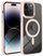 Kapotë telefoni OEM për iPhone 17 Pro, MagSafe, transparente, rozë