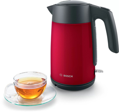 Ngrohës uji Bosch TWK7L464, 1.7L, 2200W, i kuq