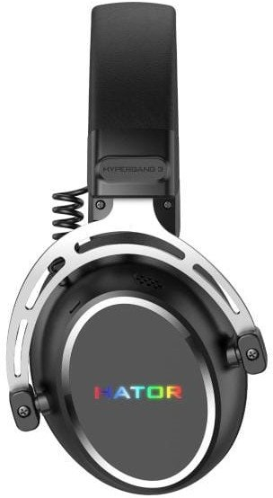 Kufje gaming Hator Hypergang 3, USB, me mikrofon, të zeza