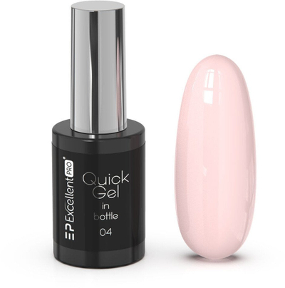 Гел за градење Excellent Pro Gel in Bottle #04 French Pink, еднофазен, самонивелирачки, светло розов