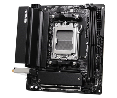 Pllakë mëme ASRock A620AI WiFi, AMD A620, DDR5, Mini ITX, e zezë