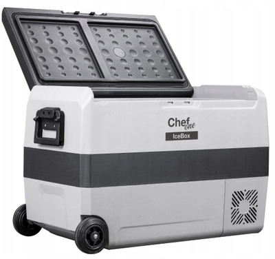 Frigorifer portativ ChefOne T50 Tourist, 47L, me dy ndarje ftohje, gri