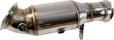 Downpipe TurboWorks për BMW F20 F21 F22 M2 F87 F30 F31 F34, çelik inox, performancë e rritur