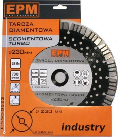 Disk prerës EPM Turbo, 230 mm