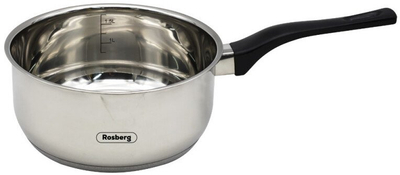 Tigan çeliku Rosberg R51210E20K, 20 cm, dorezë ergonomike, argjendtë