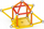 Сет конструктивен магнетен Geomag Classic, 42 делови, шарен