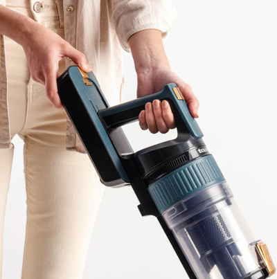 Fshesë me korrent pa kabllo Taurus HVCA7301B, 0.6L, bateri 70 min, blu e zezë